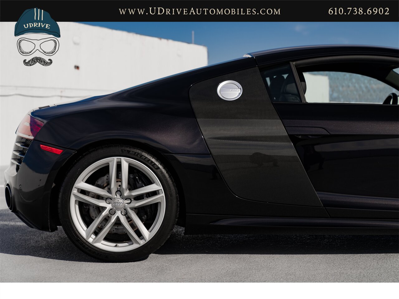 2014 Audi R8 5.2 Quattro  V10 RARE Panther Black 1 of 8 Produced Carbon Sigma Blades Service History - Photo 19 - West Chester, PA 19382