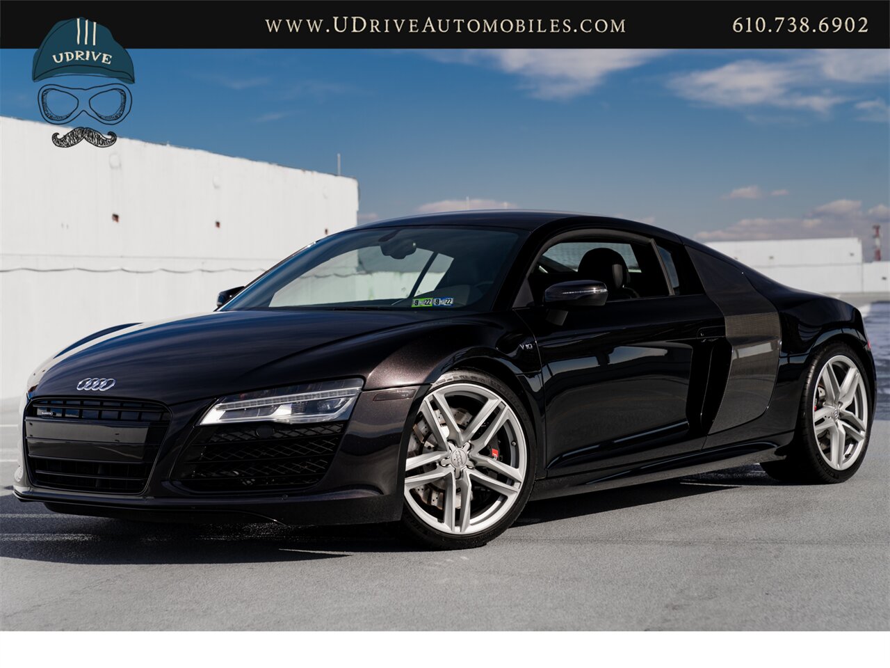 2014 Audi R8 5.2 Quattro  V10 RARE Panther Black 1 of 8 Produced Carbon Sigma Blades Service History - Photo 1 - West Chester, PA 19382