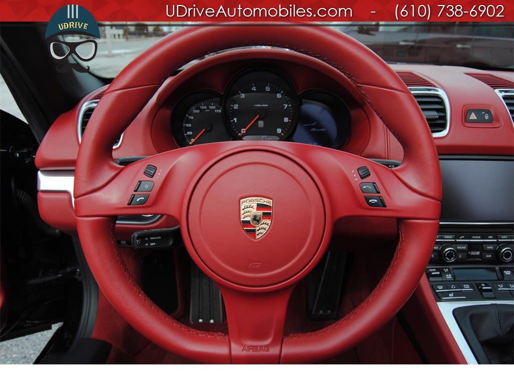 2013 Porsche Boxster Warranty 1 Owner 6 Speed Nav Full Lthr Red Top XM   - Photo 19 - West Chester, PA 19382