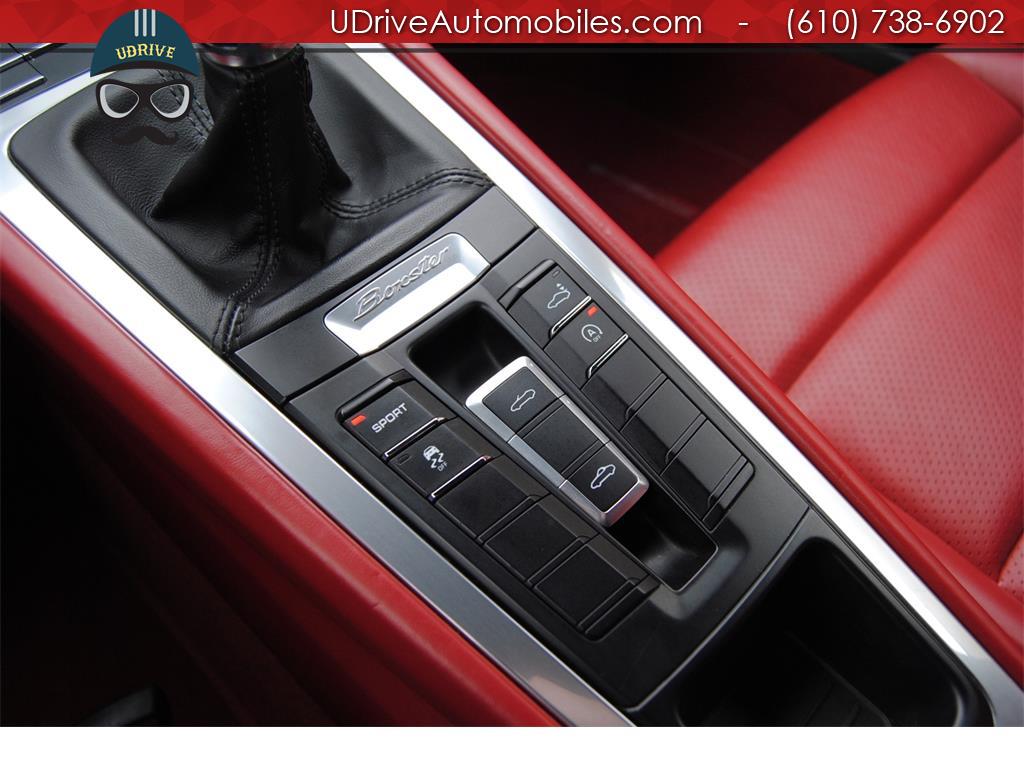 2013 Porsche Boxster Warranty 1 Owner 6 Speed Nav Full Lthr Red Top XM   - Photo 26 - West Chester, PA 19382