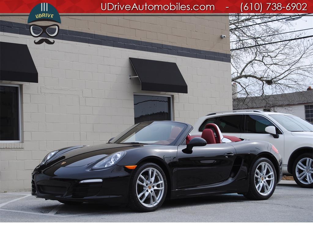 2013 Porsche Boxster Warranty 1 Owner 6 Speed Nav Full Lthr Red Top XM   - Photo 2 - West Chester, PA 19382