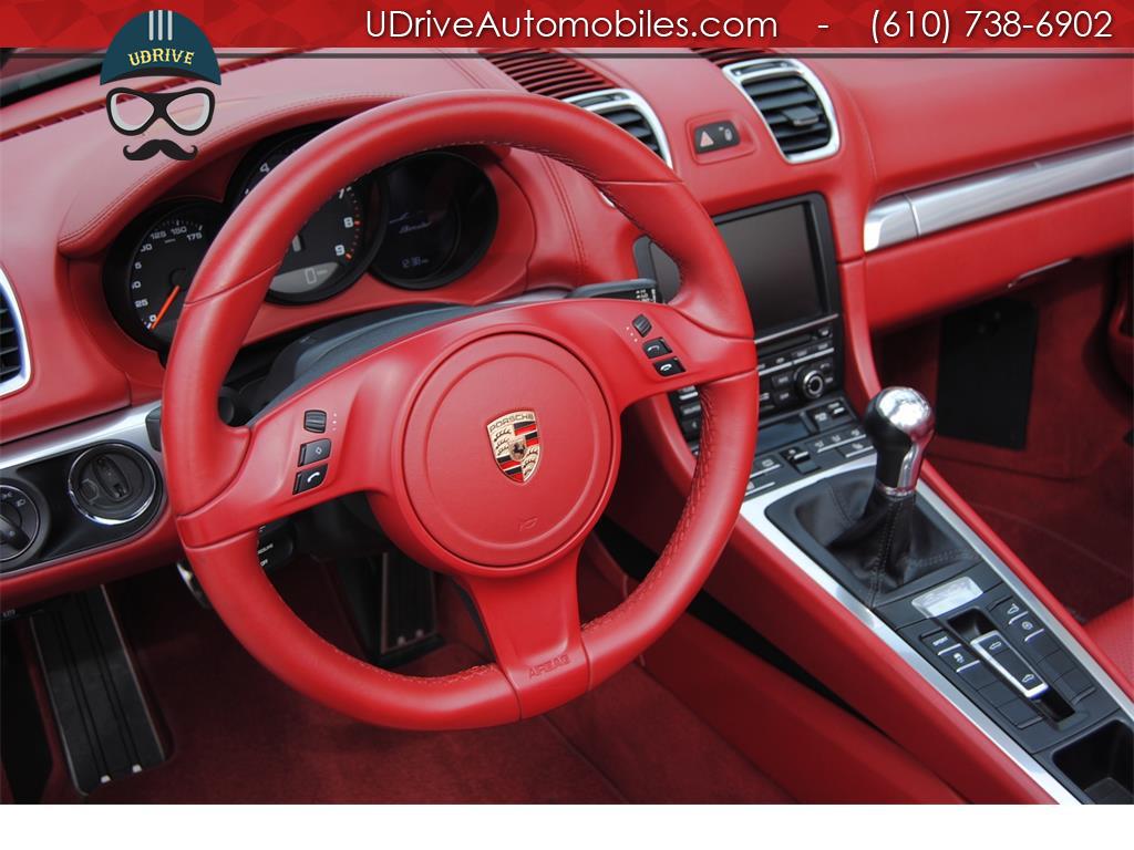 2013 Porsche Boxster Warranty 1 Owner 6 Speed Nav Full Lthr Red Top XM   - Photo 18 - West Chester, PA 19382