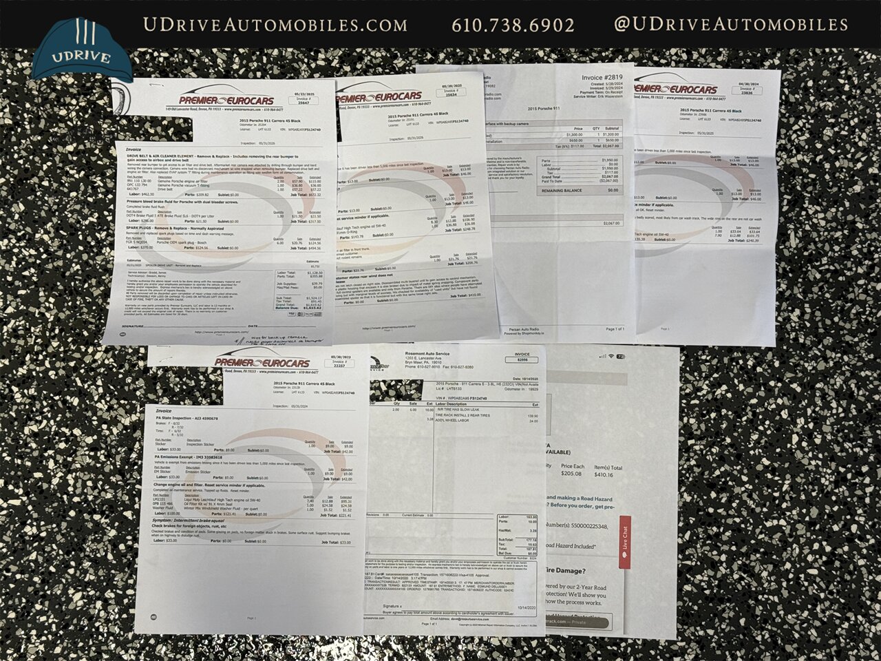 2015 Porsche 911 Carrera 4S  991 Rare 7 Speed Manual Sunroof Delete Driver Focused Spec Service History - Photo 47 - West Chester, PA 19382