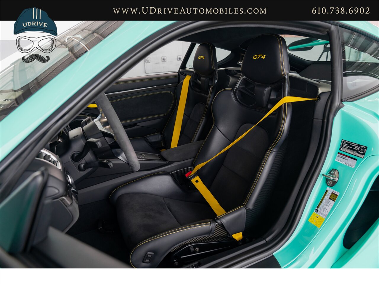 2016 Porsche Cayman GT4  PTS Mint Green 1 of 2 PCCB Bucket Seats PPF - Photo 31 - West Chester, PA 19382