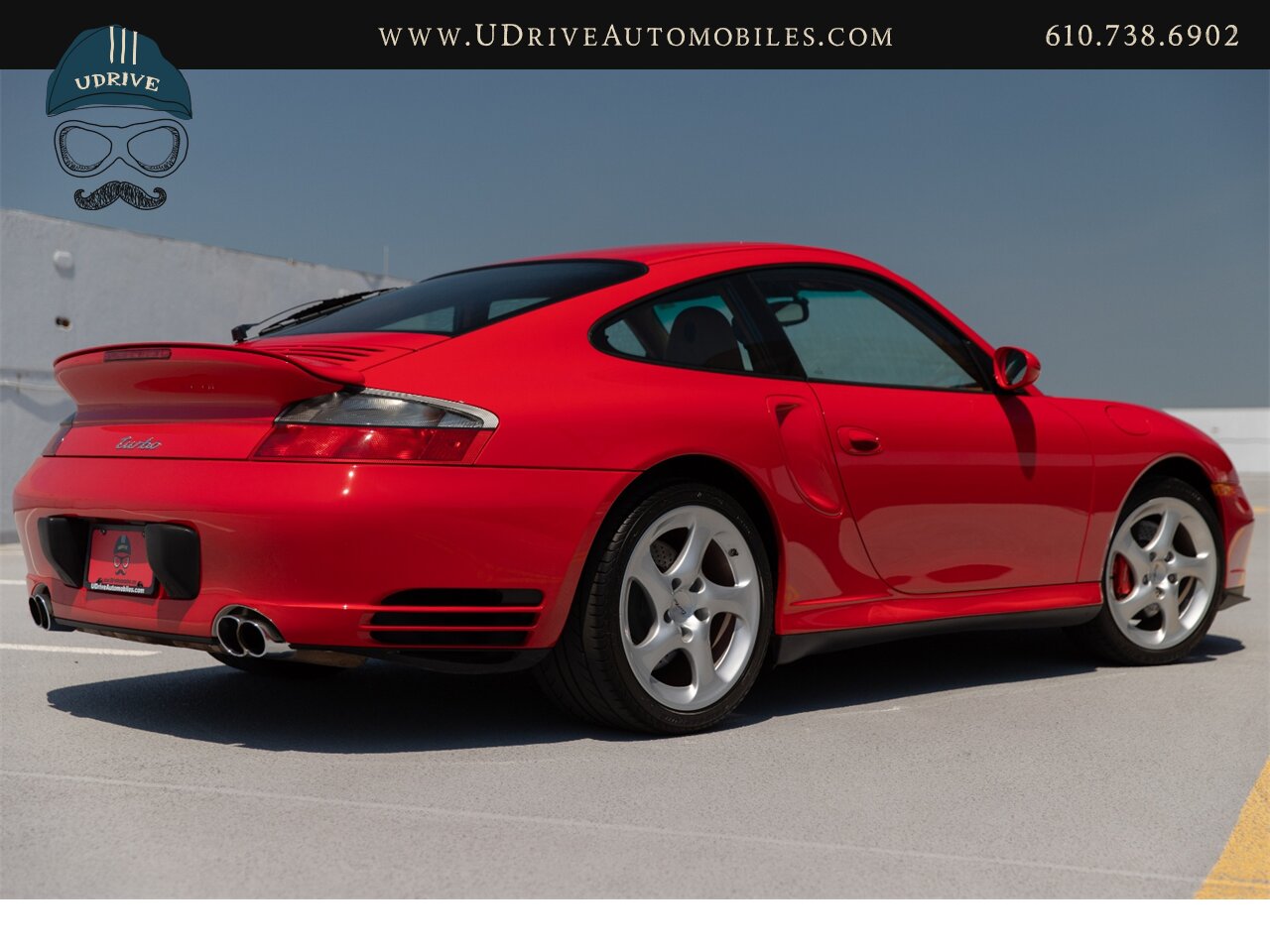 2003 Porsche 911 Turbo 996 Turbo X50 Power Kit 6 Speed Manual  Rare Color Guards Red over Brown Natural Leather - Photo 4 - West Chester, PA 19382