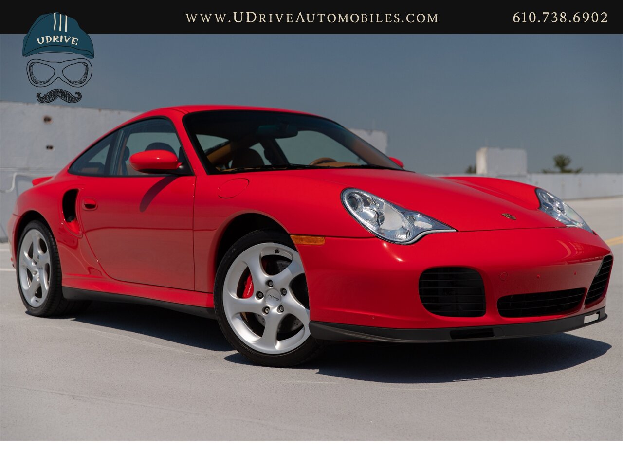 2003 Porsche 911 Turbo 996 Turbo X50 Power Kit 6 Speed Manual  Rare Color Guards Red over Brown Natural Leather - Photo 5 - West Chester, PA 19382