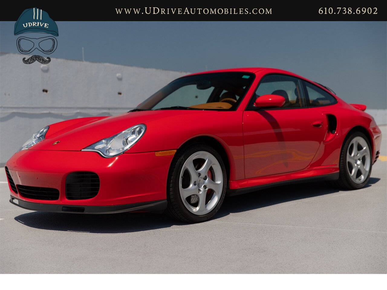 2003 Porsche 911 Turbo 996 Turbo X50 Power Kit 6 Speed Manual  Rare Color Guards Red over Brown Natural Leather - Photo 11 - West Chester, PA 19382