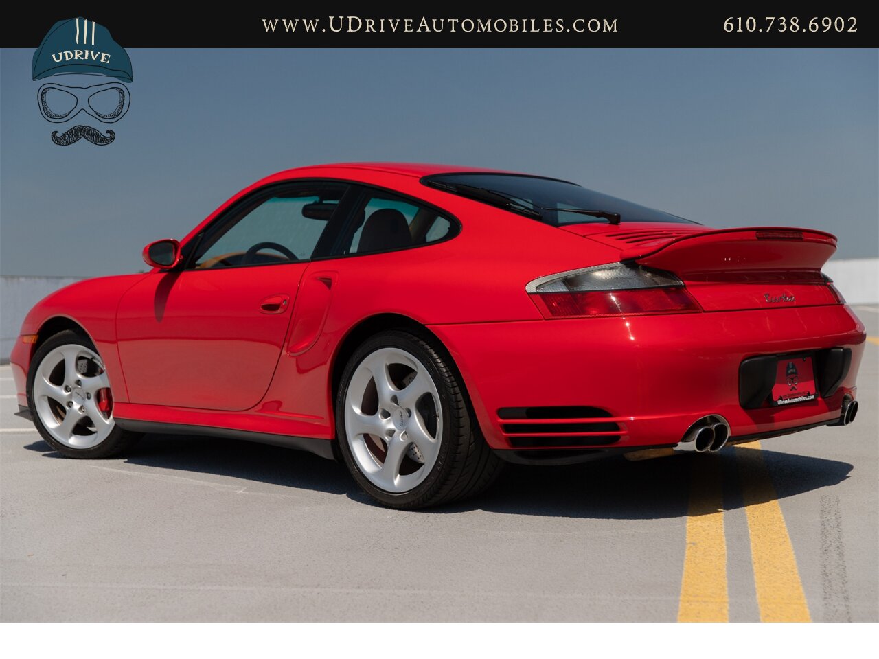 2003 Porsche 911 Turbo 996 Turbo X50 Power Kit 6 Speed Manual  Rare Color Guards Red over Brown Natural Leather - Photo 6 - West Chester, PA 19382