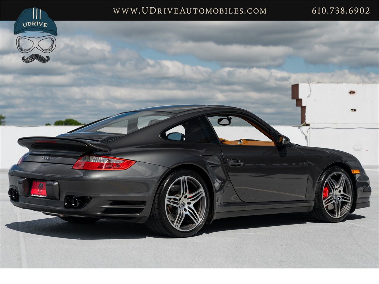2007 Porsche 911 Turbo  997 6 Speed Manual Slate Grey Brown Natural Lthr Chrono Service History - Photo 19 - West Chester, PA 19382