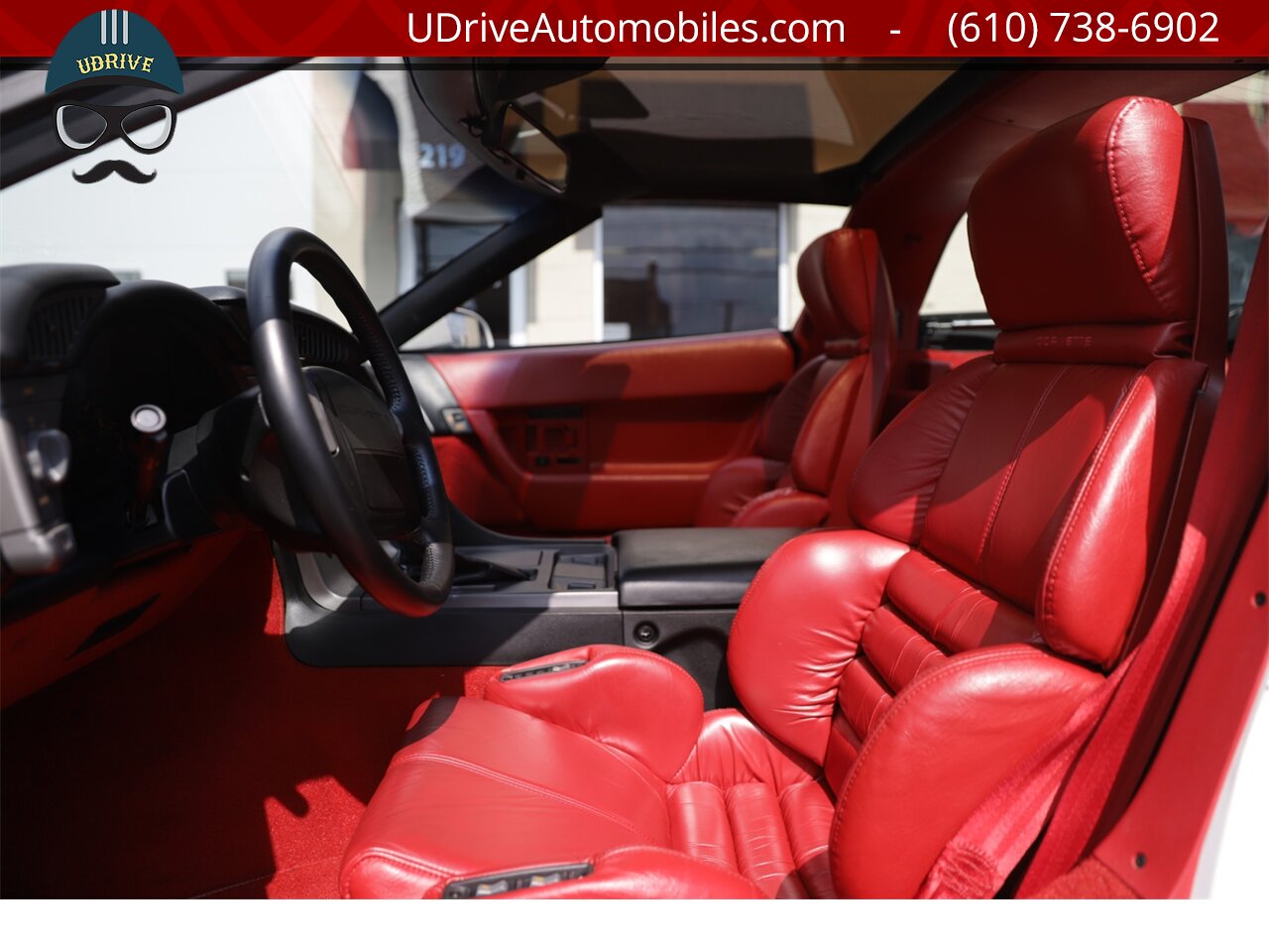 1990 Chevrolet Corvette 3k MIles 1 Owner White over Red Sport Seats   - Photo 26 - West Chester, PA 19382