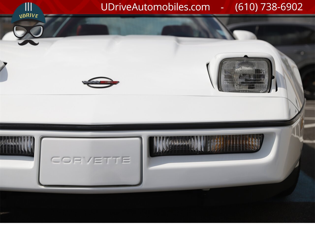 1990 Chevrolet Corvette 3k MIles 1 Owner White over Red Sport Seats   - Photo 11 - West Chester, PA 19382