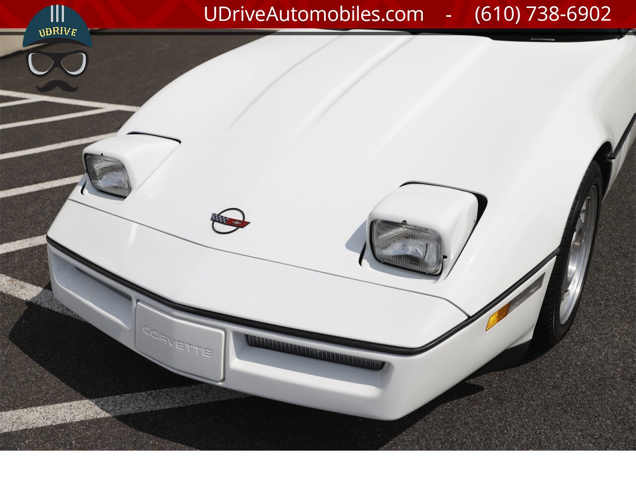 1990 Chevrolet Corvette 3k MIles 1 Owner White over Red Sport Seats   - Photo 10 - West Chester, PA 19382