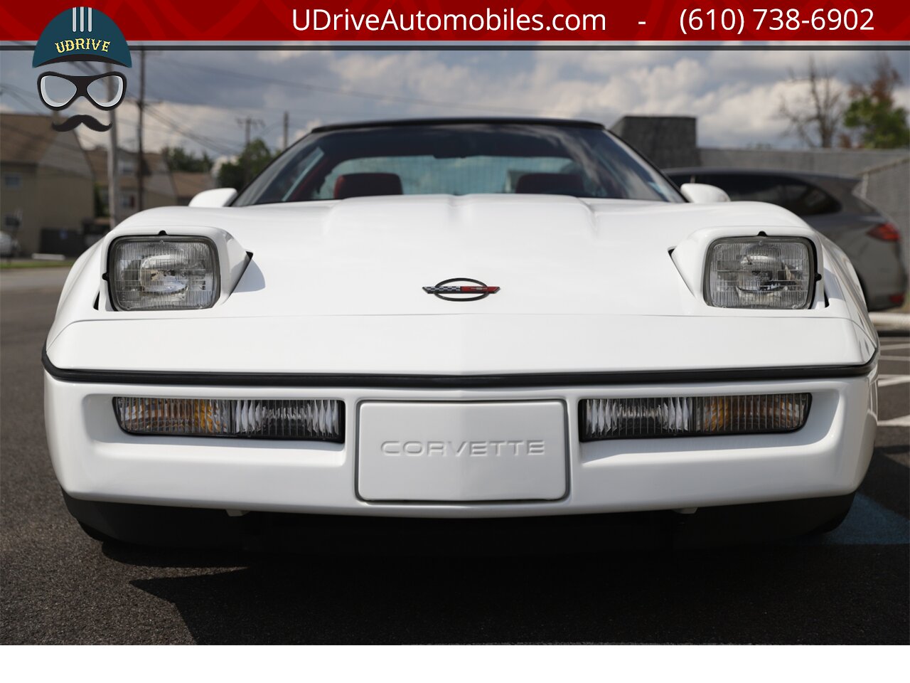 1990 Chevrolet Corvette 3k MIles 1 Owner White over Red Sport Seats   - Photo 12 - West Chester, PA 19382