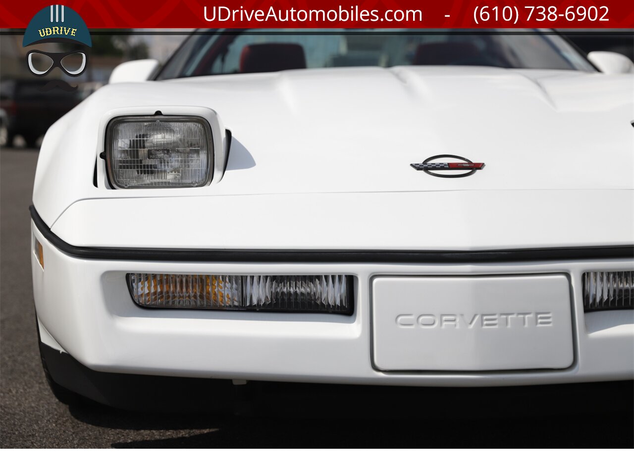 1990 Chevrolet Corvette 3k MIles 1 Owner White over Red Sport Seats   - Photo 13 - West Chester, PA 19382