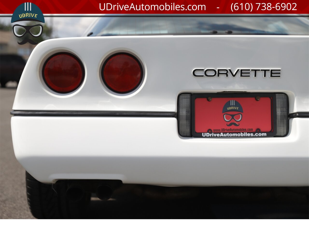 1990 Chevrolet Corvette 3k MIles 1 Owner White over Red Sport Seats   - Photo 21 - West Chester, PA 19382