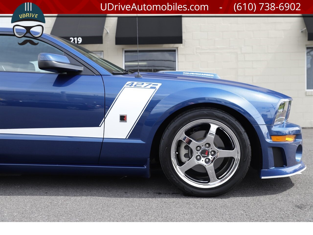 2007 Ford Mustang GT Roush 427R 22k Miles Vista Blue 2 Tone Seats   - Photo 16 - West Chester, PA 19382