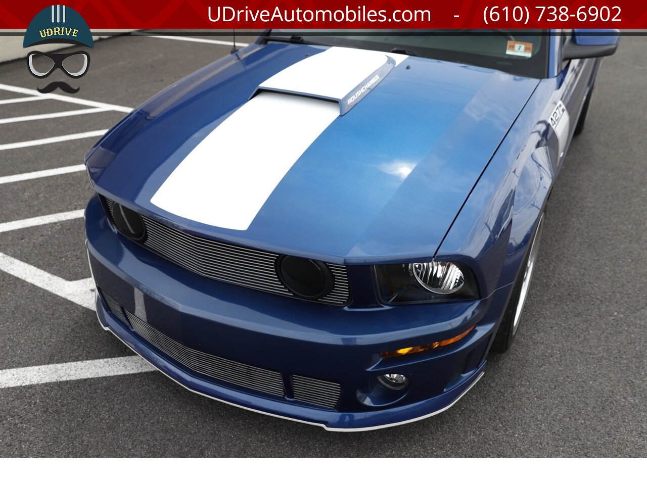 2007 Ford Mustang GT Roush 427R 22k Miles Vista Blue 2 Tone Seats   - Photo 10 - West Chester, PA 19382