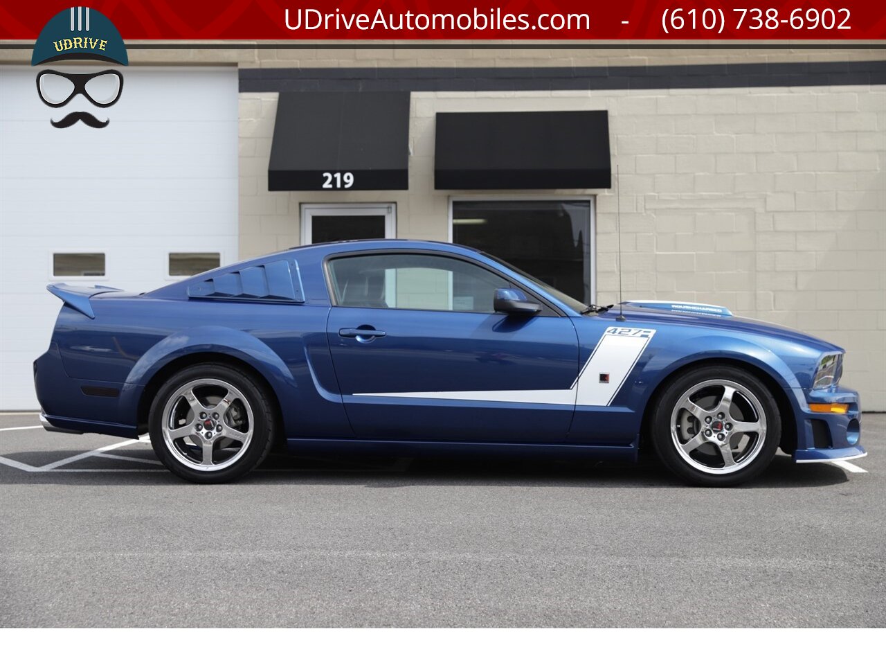 2007 Ford Mustang GT Roush 427R 22k Miles Vista Blue 2 Tone Seats   - Photo 18 - West Chester, PA 19382