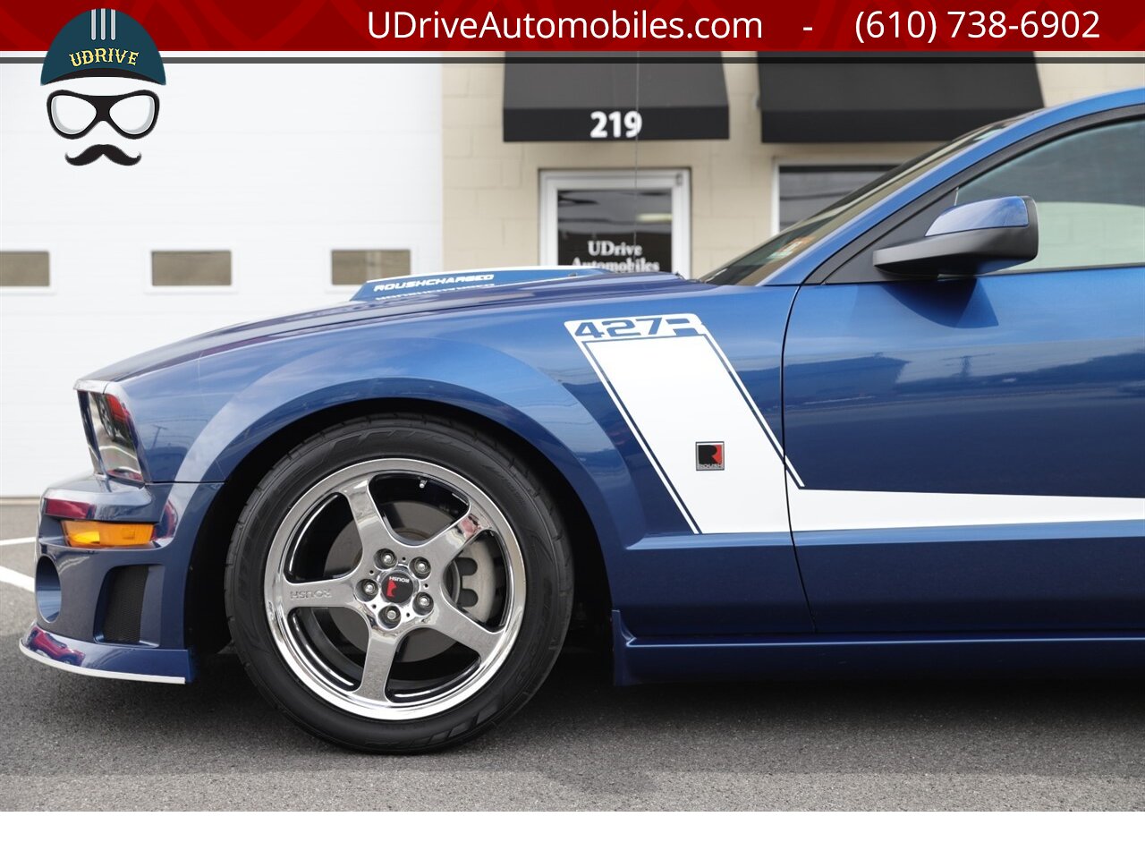 2007 Ford Mustang GT Roush 427R 22k Miles Vista Blue 2 Tone Seats   - Photo 8 - West Chester, PA 19382