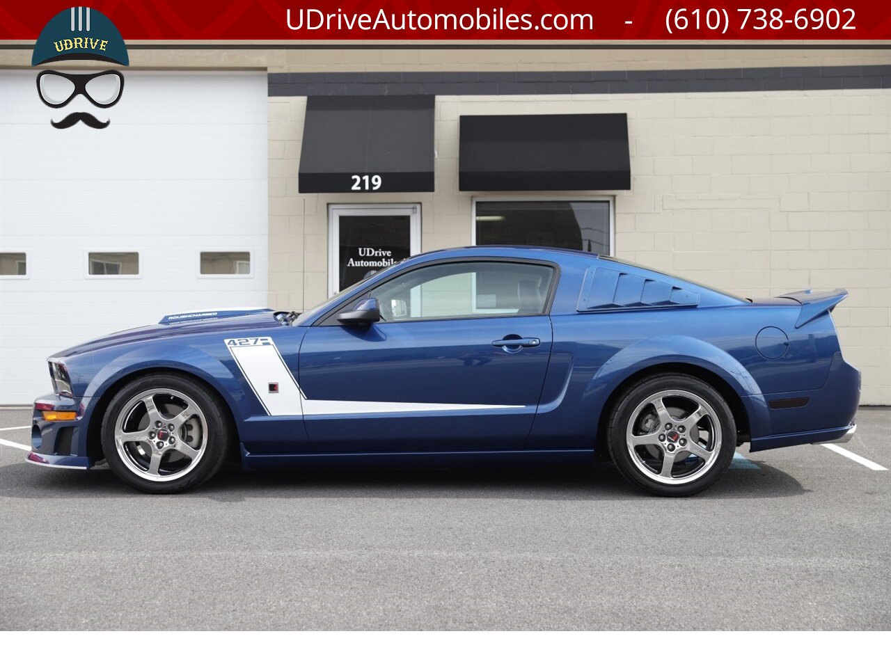 2007 Ford Mustang GT Roush 427R 22k Miles Vista Blue 2 Tone Seats   - Photo 7 - West Chester, PA 19382