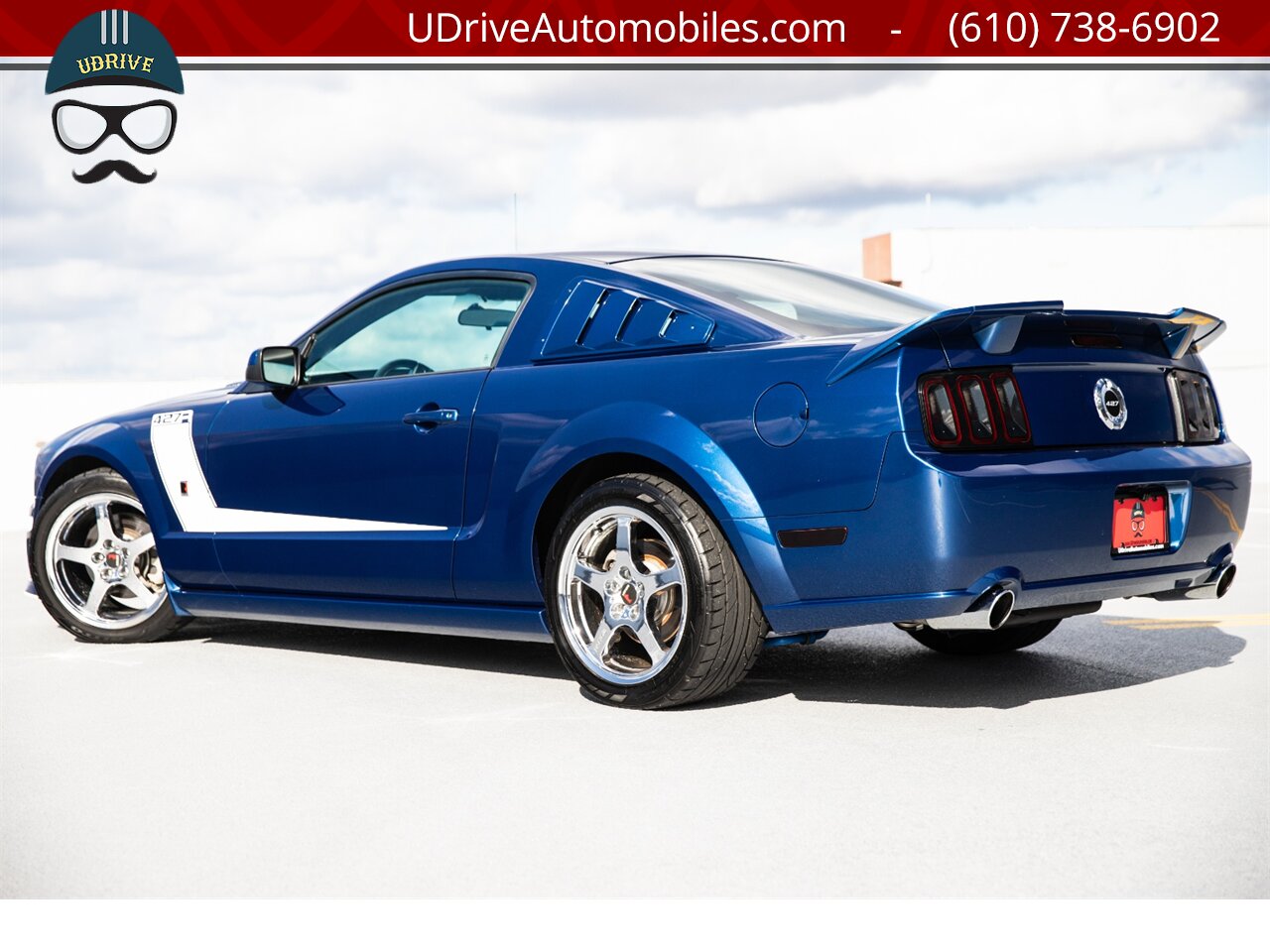 2007 Ford Mustang GT Roush 427R 22k Miles Vista Blue 2 Tone Seats   - Photo 5 - West Chester, PA 19382