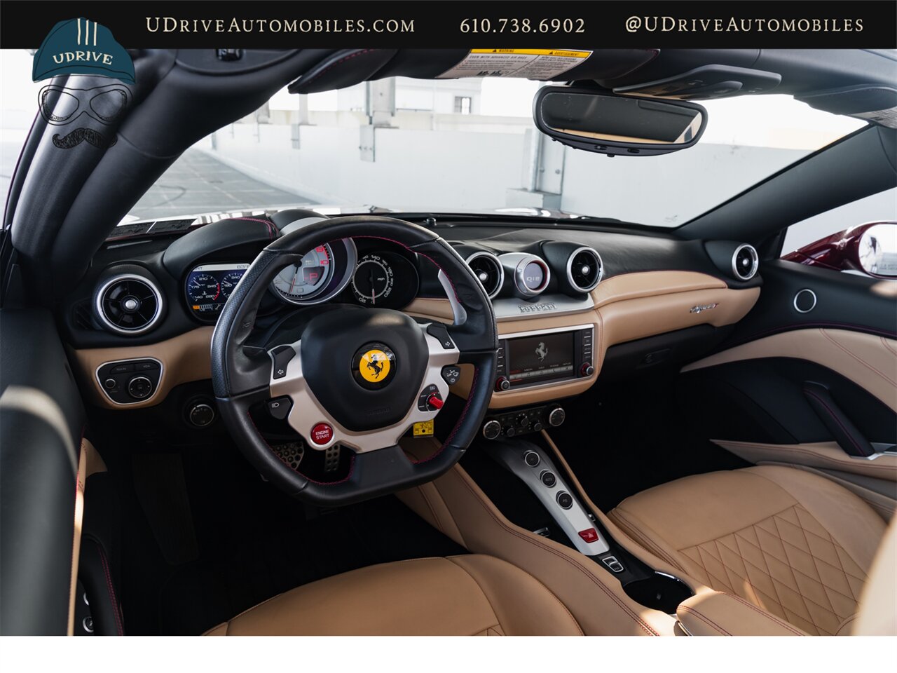 2016 Ferrari California T  Rubino Micalizatto 6k Miles Filo Speciale Bordeaux Stitching Diamond Pattern Seats - Photo 33 - West Chester, PA 19382