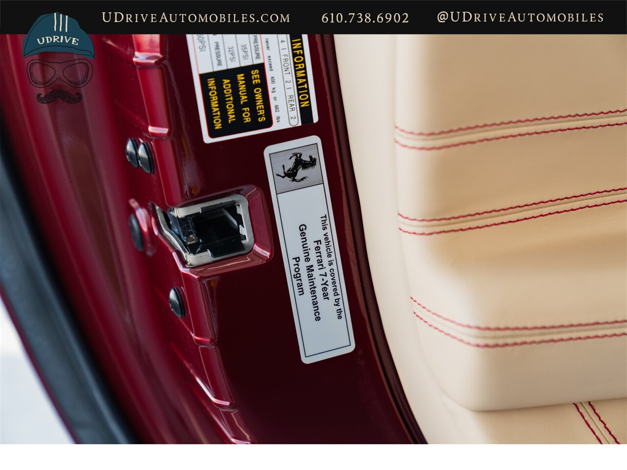 2016 Ferrari California T  Rubino Micalizatto 6k Miles Filo Speciale Bordeaux Stitching Diamond Pattern Seats - Photo 56 - West Chester, PA 19382