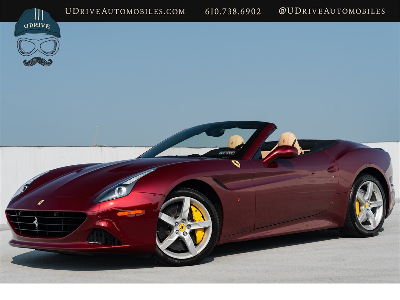 2016 Ferrari California T  Rubino Micalizatto 6k Miles Filo Speciale Bordeaux Stitching Diamond Pattern Seats - Photo 1 - West Chester, PA 19382