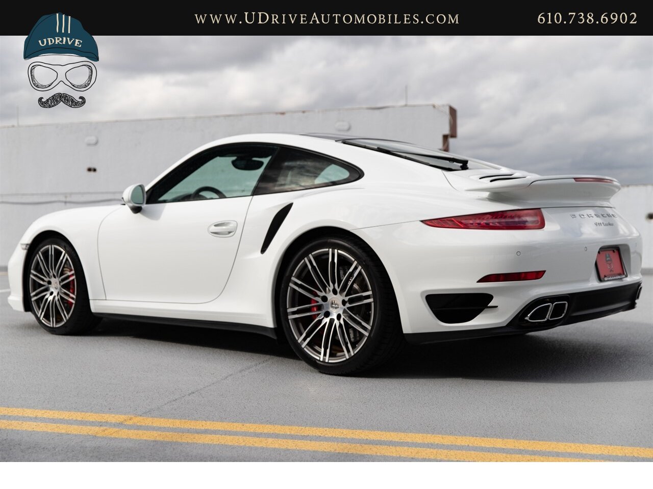 2014 Porsche 911 Turbo 12k Miles White over Black Chrono Rear Wiper  Sport Seats 20in Turbo Whls Sunroof Red Belts - Photo 21 - West Chester, PA 19382