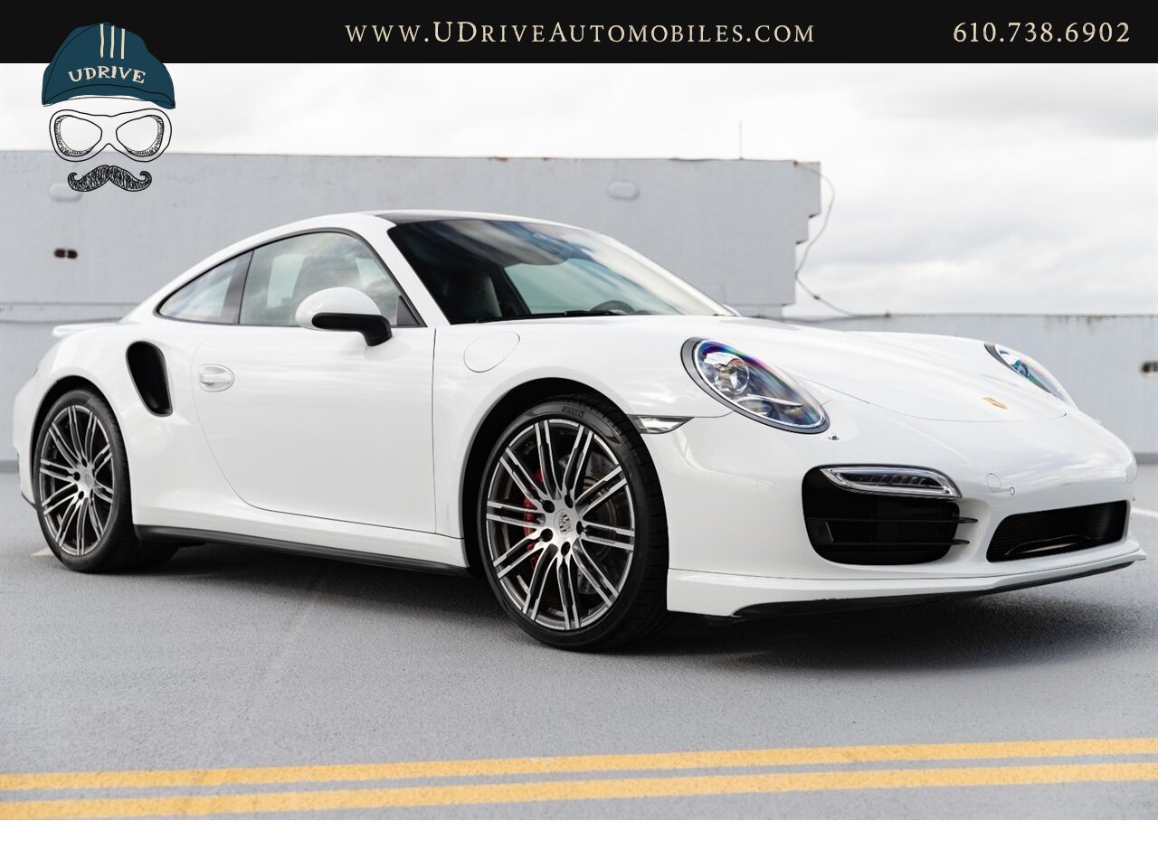 2014 Porsche 911 Turbo 12k Miles White over Black Chrono Rear Wiper  Sport Seats 20in Turbo Whls Sunroof Red Belts - Photo 13 - West Chester, PA 19382