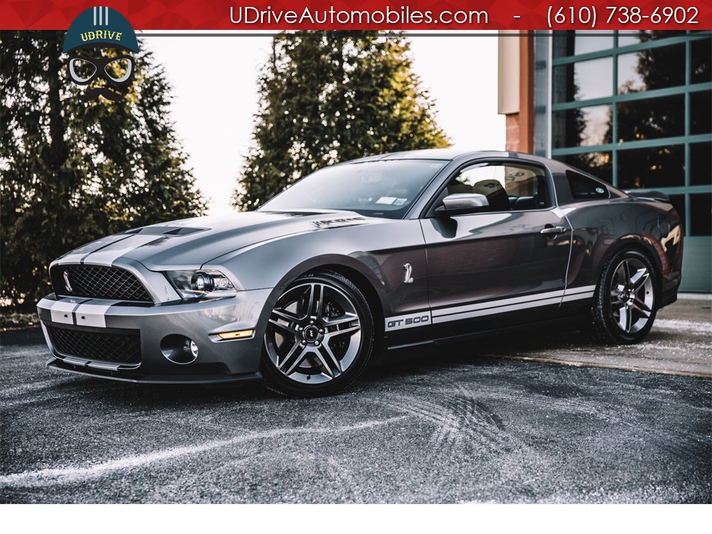 2010 Ford Mustang Shelby GT500 11k Miles 1 Owner Serv Hist Shaker  Silver Stripe - Photo 1 - West Chester, PA 19382