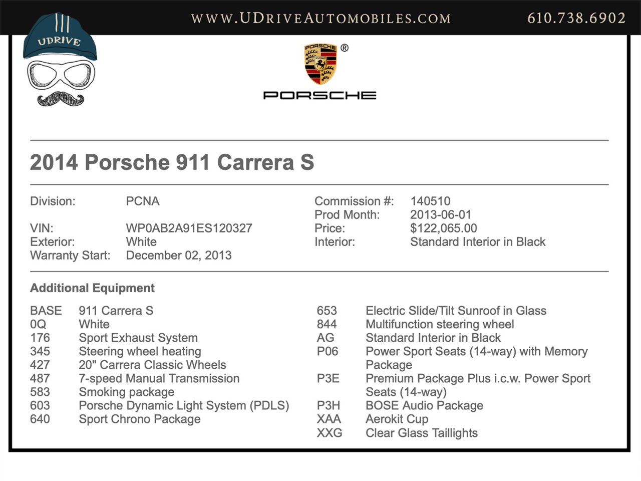 2014 Porsche 911 Carrera S  7 Speed Aerokit Cup Sport Exhst PDLS Prem Plus - Photo 2 - West Chester, PA 19382