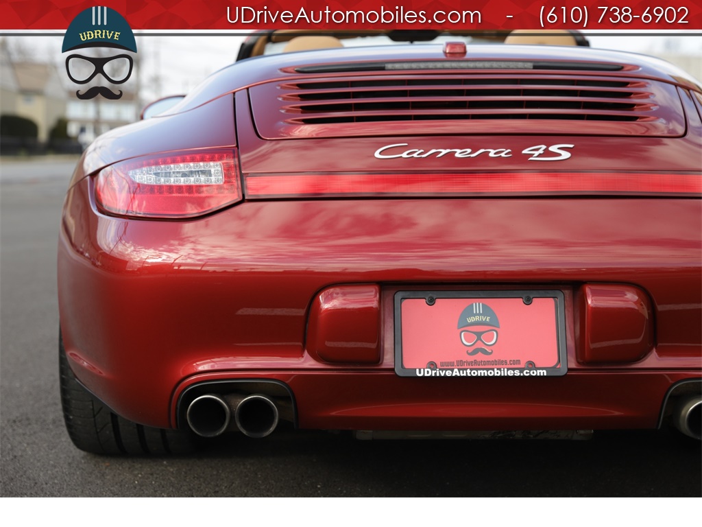 2009 Porsche 911 Carrera 4S Cabriolet Ruby Red Chrono Vent Seats  PDK $122k MSRP - Photo 21 - West Chester, PA 19382
