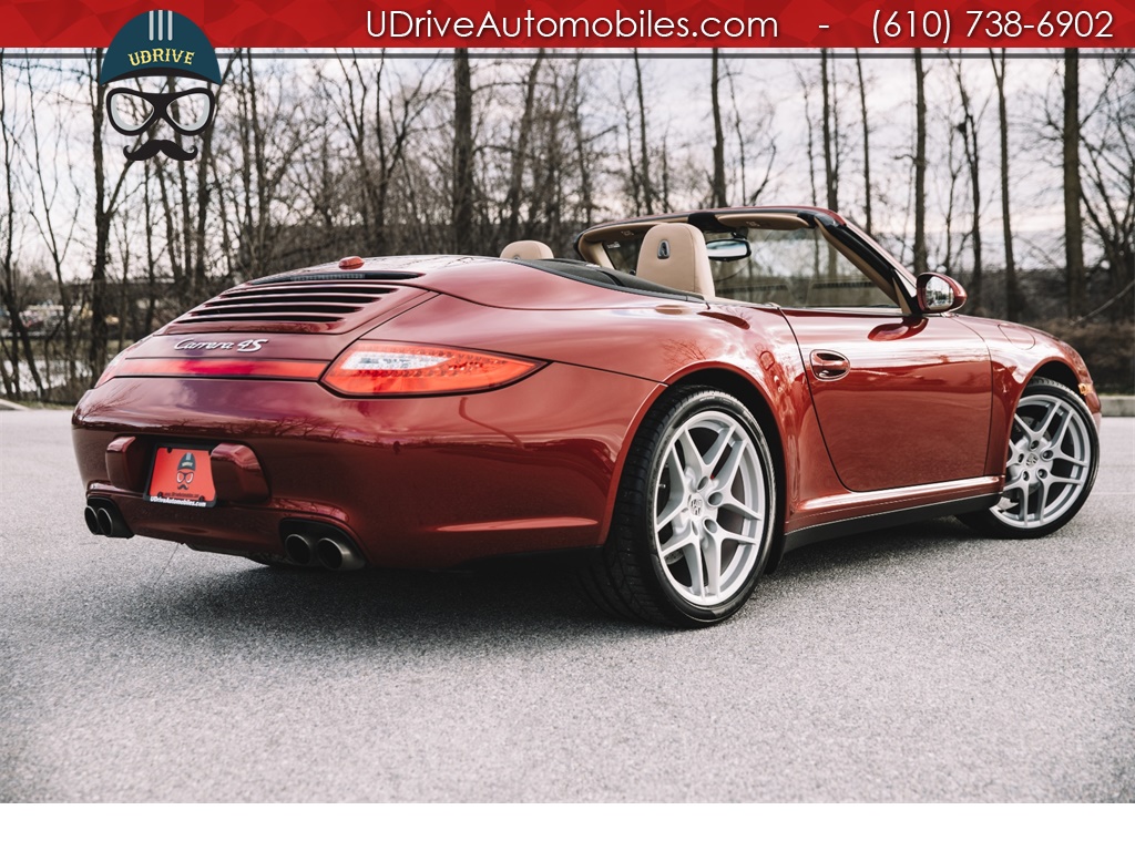 2009 Porsche 911 Carrera 4S Cabriolet Ruby Red Chrono Vent Seats  PDK $122k MSRP - Photo 3 - West Chester, PA 19382