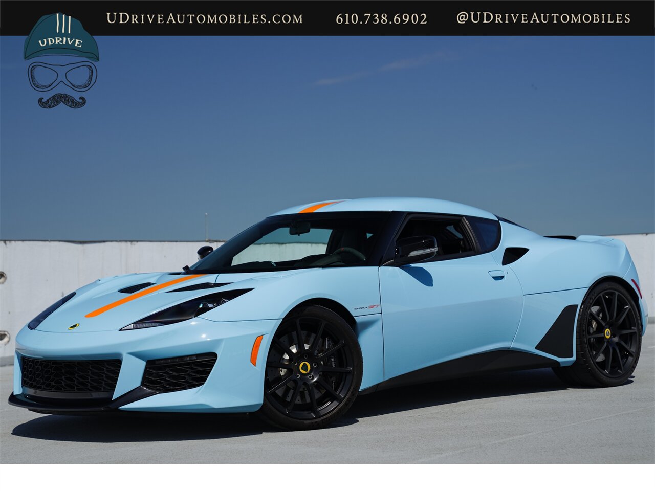 2020 Lotus Evora GT 2+2  6 Speed Manual Sky Blue Bespoke Stitching - Photo 1 - West Chester, PA 19382