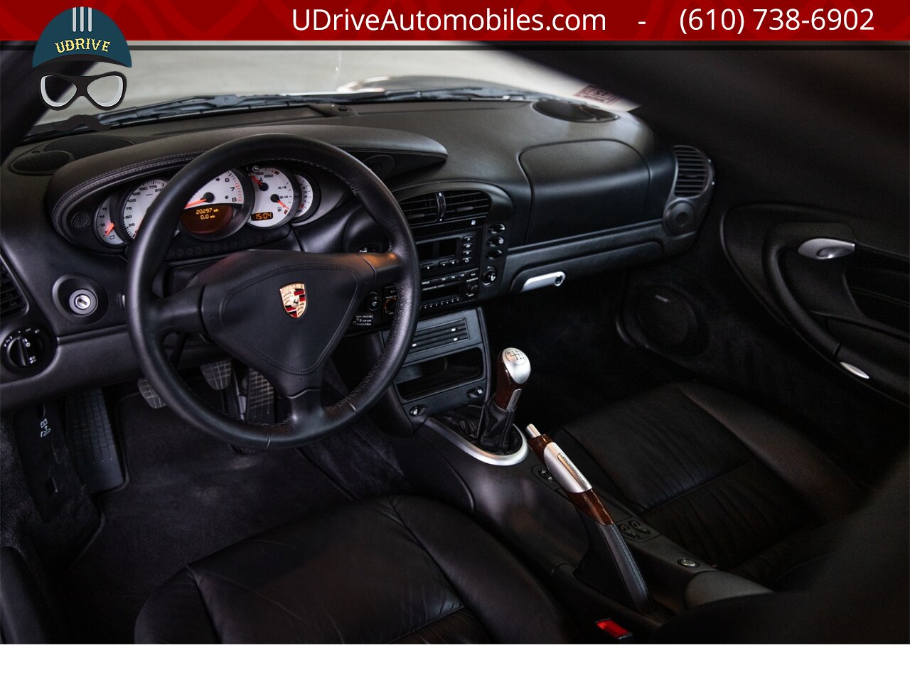 2003 Porsche 911 996 Turbo 6 Speed X50 Power Pkg 1 Owner 20k Miles  Black Full Leather Interior - Photo 6 - West Chester, PA 19382