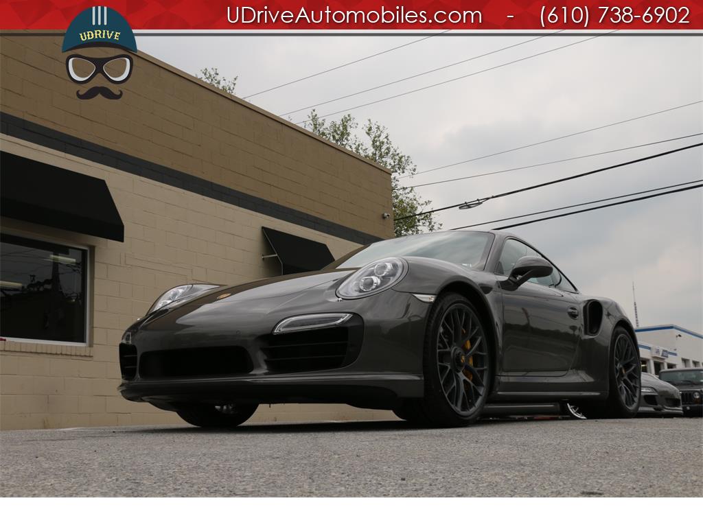 2016 Porsche 911 Turbo S Coupe Red Leather Glass Roof Warranty   - Photo 2 - West Chester, PA 19382