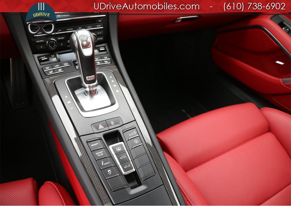 2016 Porsche 911 Turbo S Coupe Red Leather Glass Roof Warranty   - Photo 21 - West Chester, PA 19382