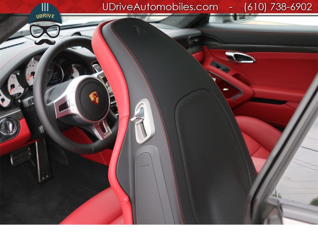 2016 Porsche 911 Turbo S Coupe Red Leather Glass Roof Warranty   - Photo 23 - West Chester, PA 19382