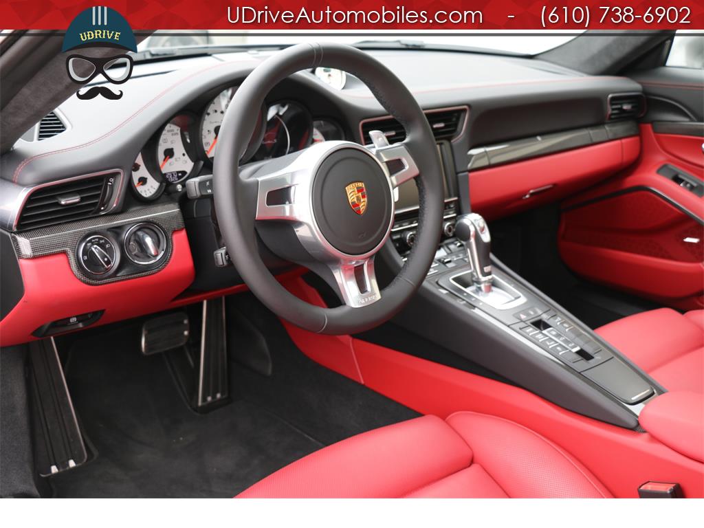 2016 Porsche 911 Turbo S Coupe Red Leather Glass Roof Warranty   - Photo 16 - West Chester, PA 19382