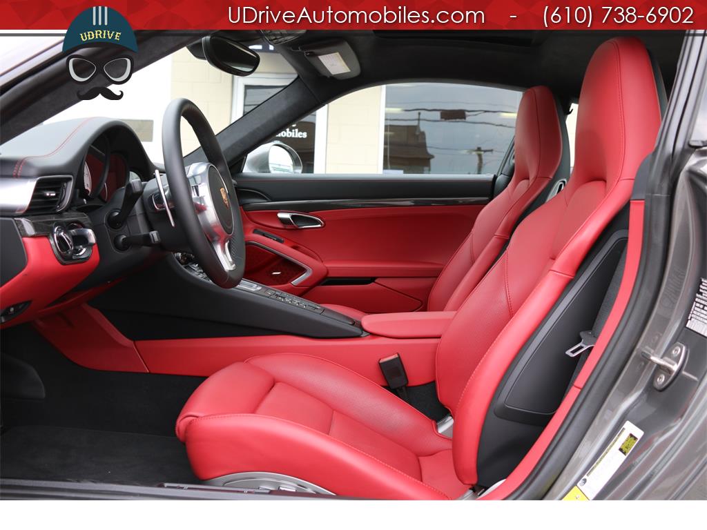 2016 Porsche 911 Turbo S Coupe Red Leather Glass Roof Warranty   - Photo 15 - West Chester, PA 19382