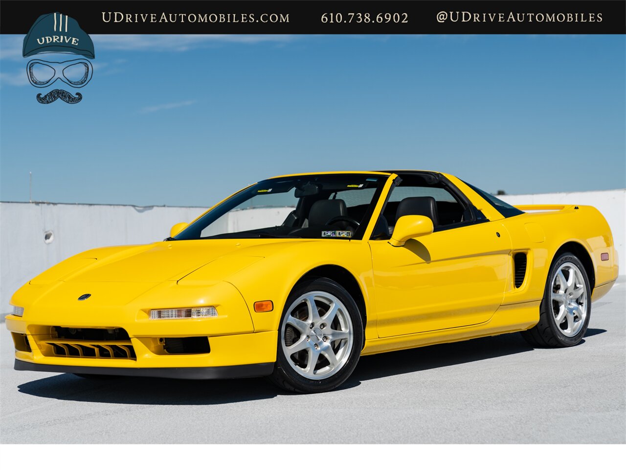 1999 Acura NSX T  Rare Spa Yellow 6 Speed Manual Service History - Photo 1 - West Chester, PA 19382