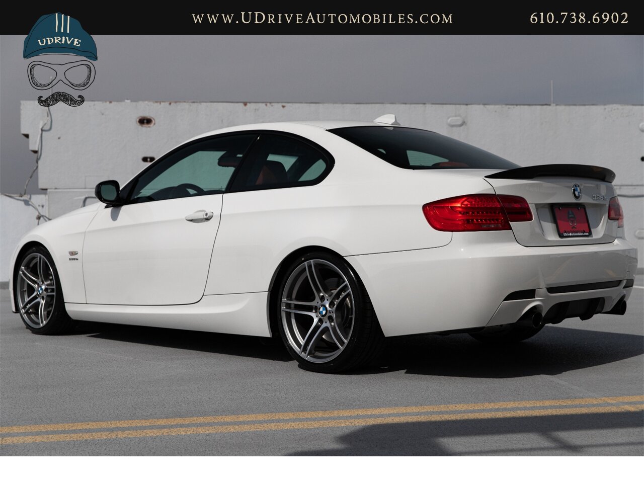 2013 BMW 335is 6 Speed Manual Alpine White over Coral Red  19inch Double Spoke Whls Cld Wthr Prem Pkg Nav Prem Sound Comf Acc - Photo 25 - West Chester, PA 19382