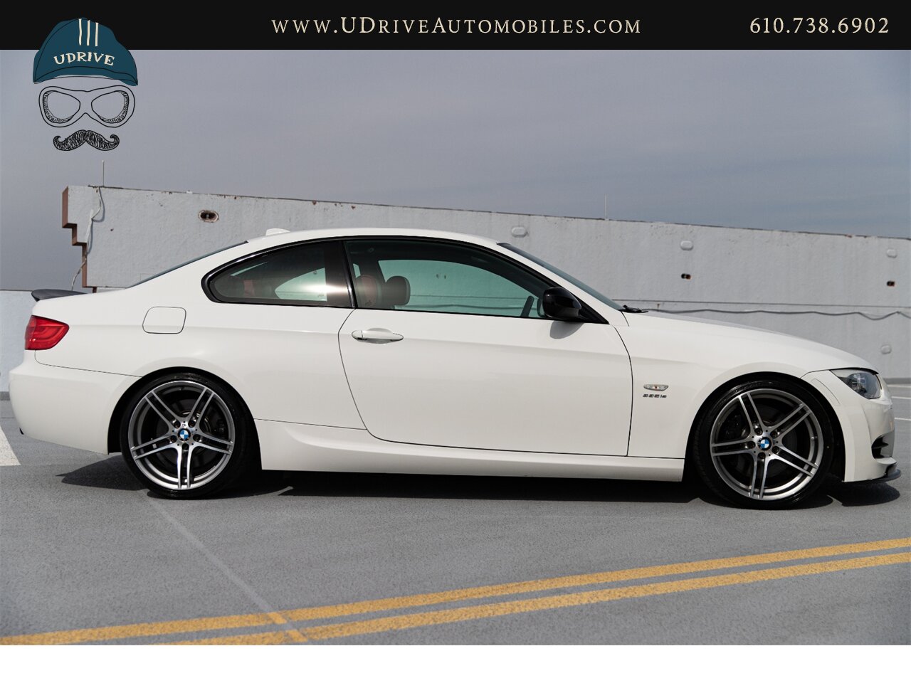 2013 BMW 335is 6 Speed Manual Alpine White over Coral Red  19inch Double Spoke Whls Cld Wthr Prem Pkg Nav Prem Sound Comf Acc - Photo 19 - West Chester, PA 19382