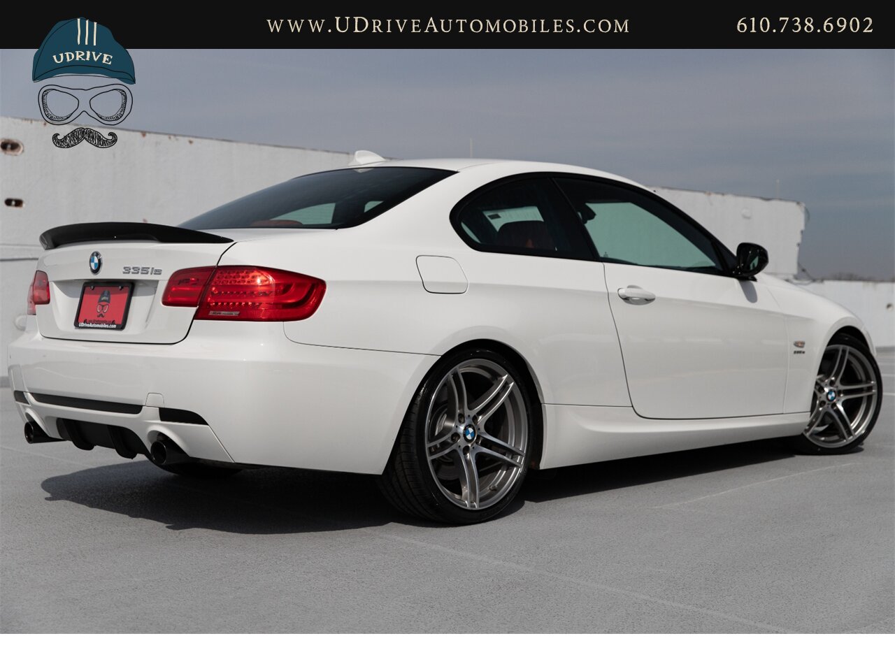 2013 BMW 335is 6 Speed Manual Alpine White over Coral Red  19inch Double Spoke Whls Cld Wthr Prem Pkg Nav Prem Sound Comf Acc - Photo 3 - West Chester, PA 19382