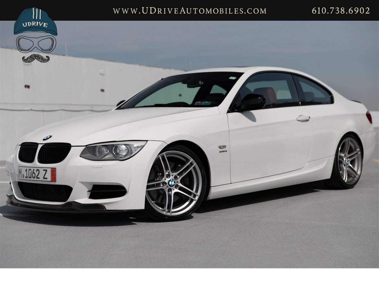 2013 BMW 335is 6 Speed Manual Alpine White over Coral Red  19inch Double Spoke Whls Cld Wthr Prem Pkg Nav Prem Sound Comf Acc - Photo 1 - West Chester, PA 19382