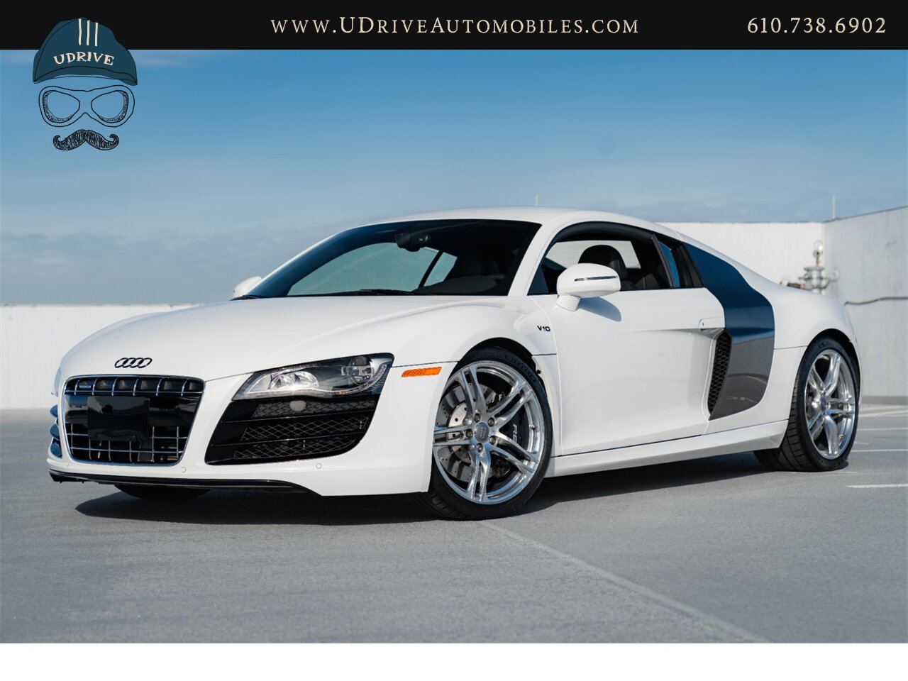 2010 Audi R8 5.2 Quattro V10 6 Speed Manual 8k Miles  Ibis White Service History - Photo 1 - West Chester, PA 19382