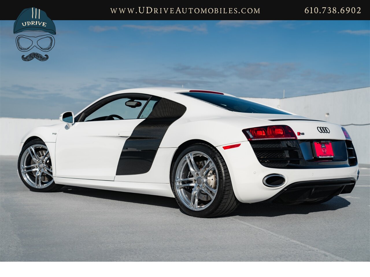 2010 Audi R8 5.2 Quattro V10 6 Speed Manual 8k Miles  Ibis White Service History - Photo 4 - West Chester, PA 19382