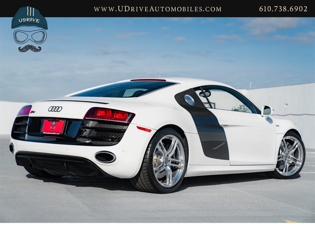 2010 Audi R8 5.2 Quattro V10 6 Speed Manual 8k Miles  Ibis White Service History - Photo 2 - West Chester, PA 19382