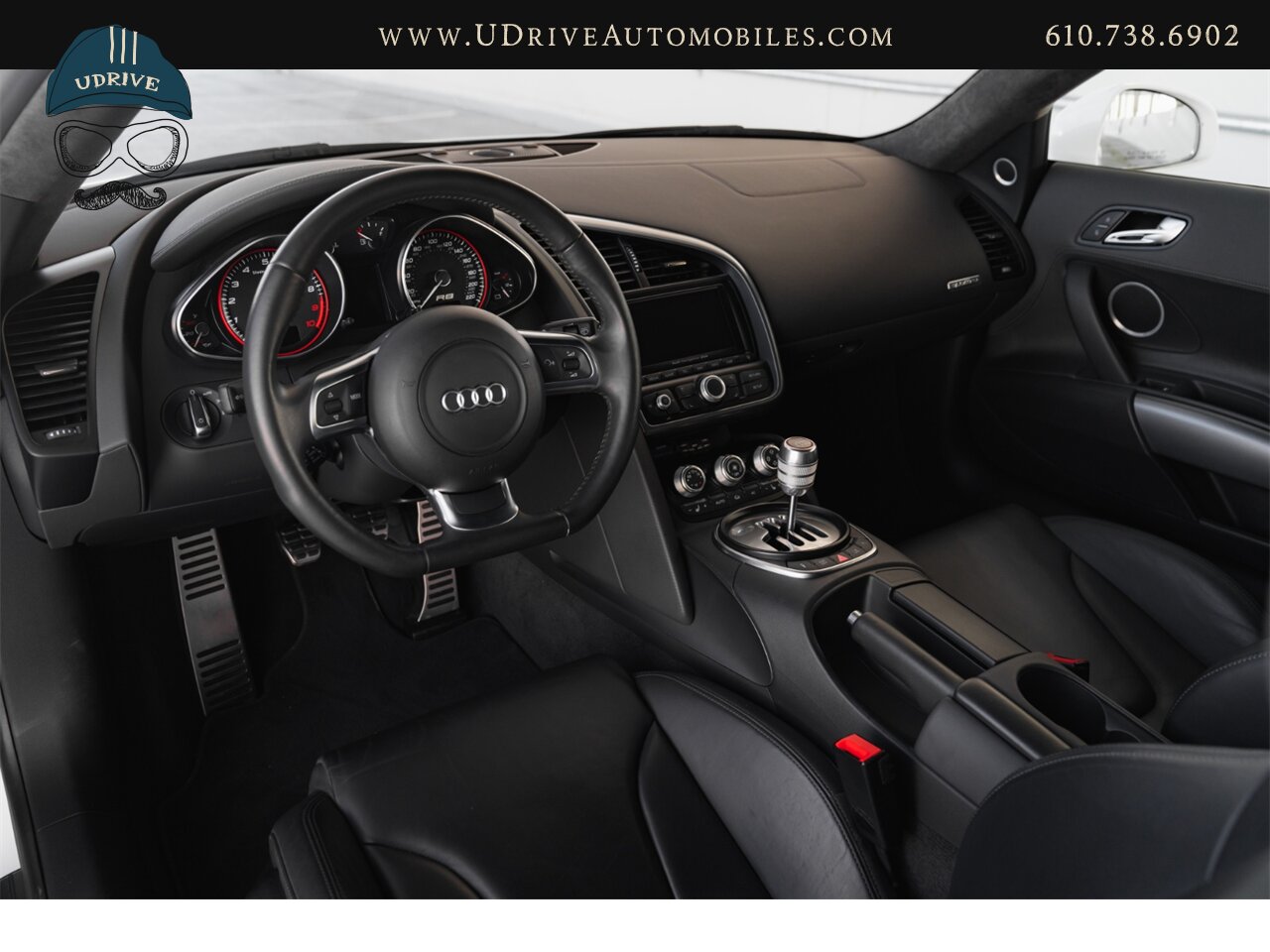 2010 Audi R8 5.2 Quattro V10 6 Speed Manual 8k Miles  Ibis White Service History - Photo 5 - West Chester, PA 19382